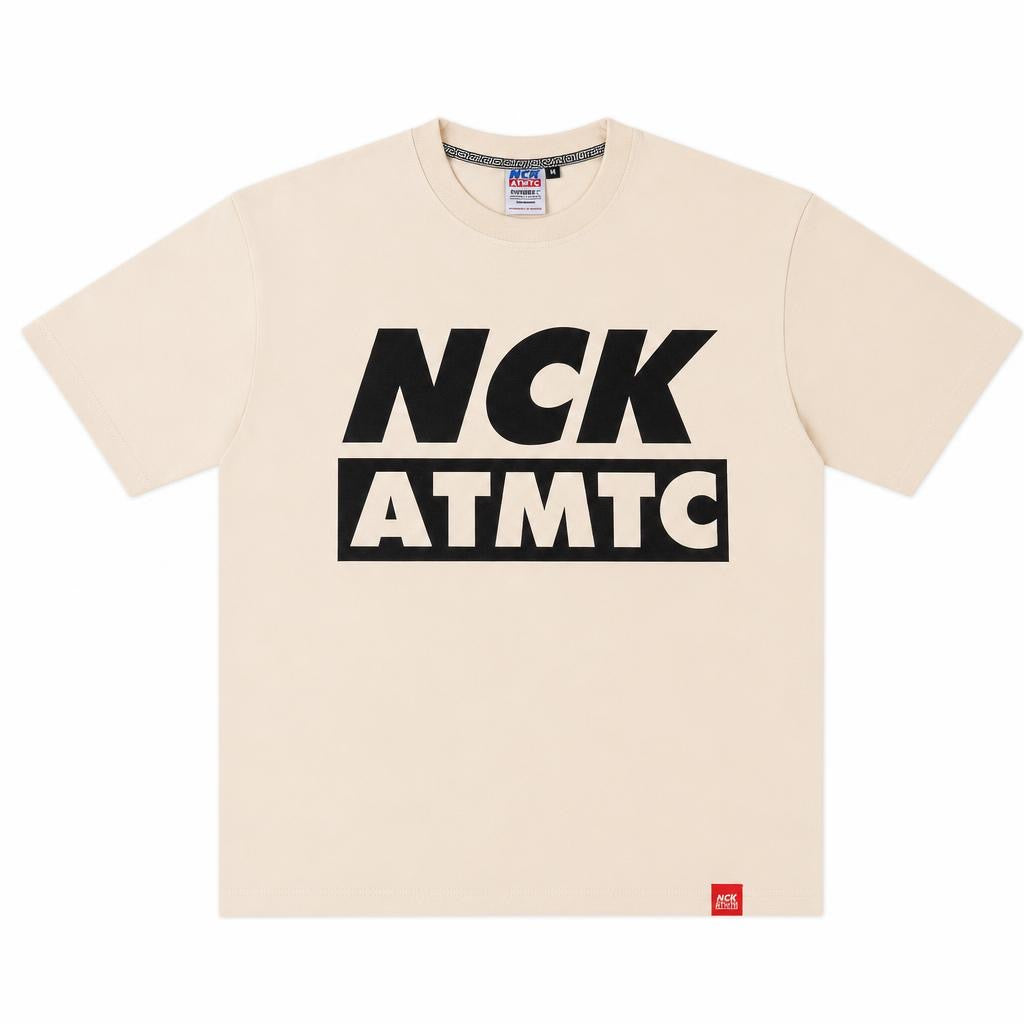 Block Logo Tee - Almond