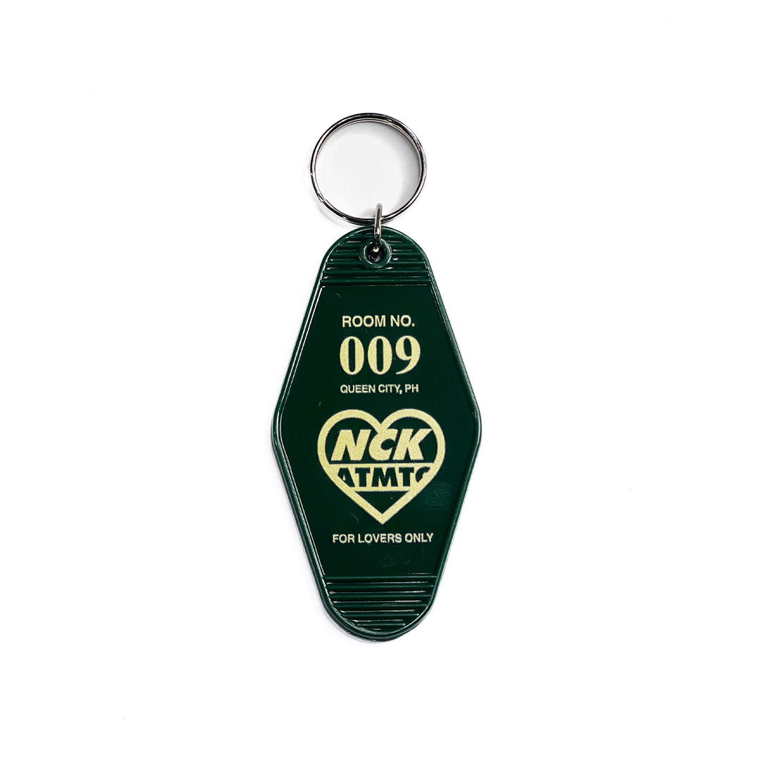 For Lovers Motel Keychain - Green