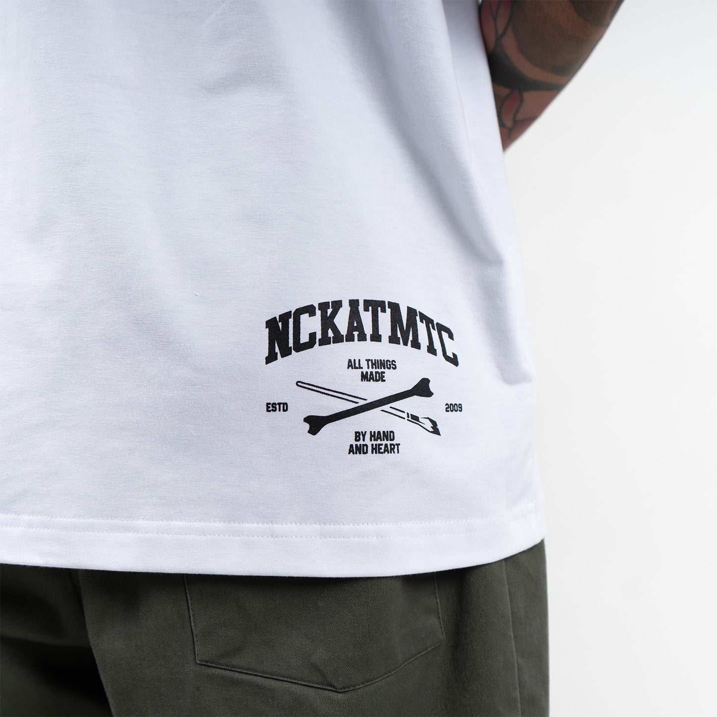 N Brick Blazer Tee - White