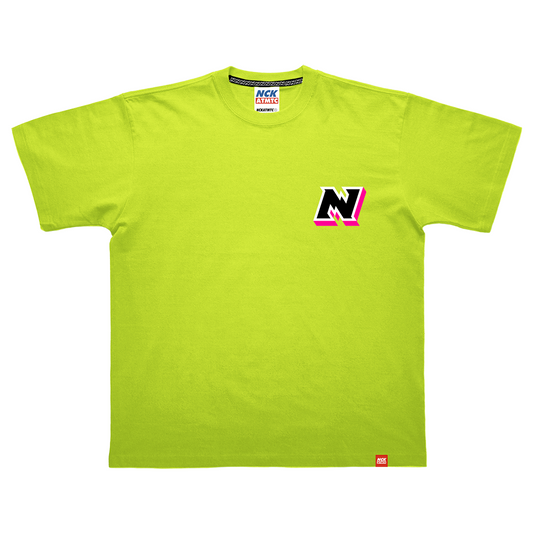 Block Badge Tee - Plasma Green