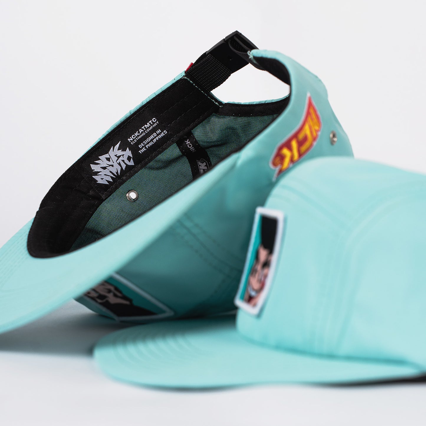 Alphagram 5 Panel Cap - Teal