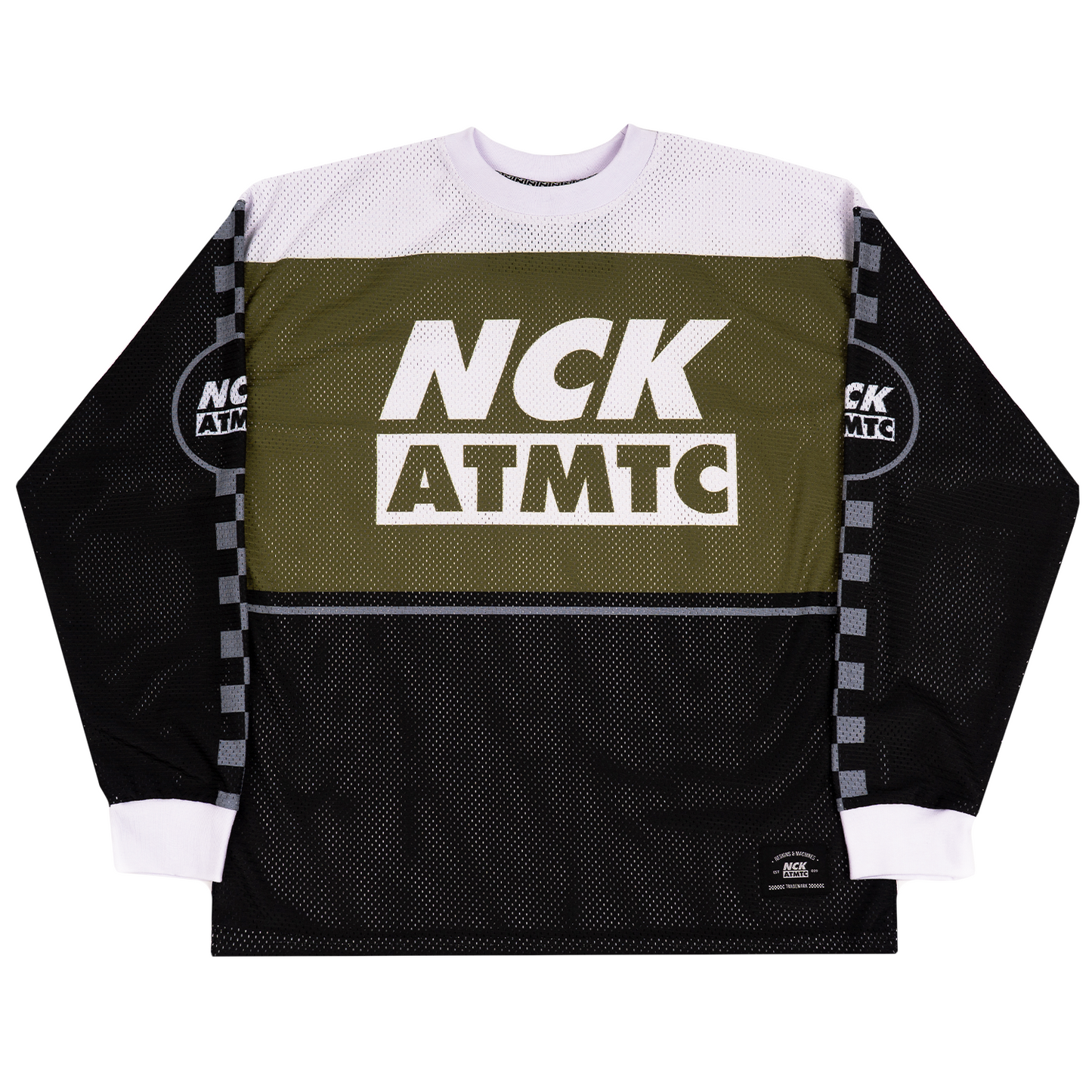 Moto Badger Longsleeve Jersey (Fatigue Black)
