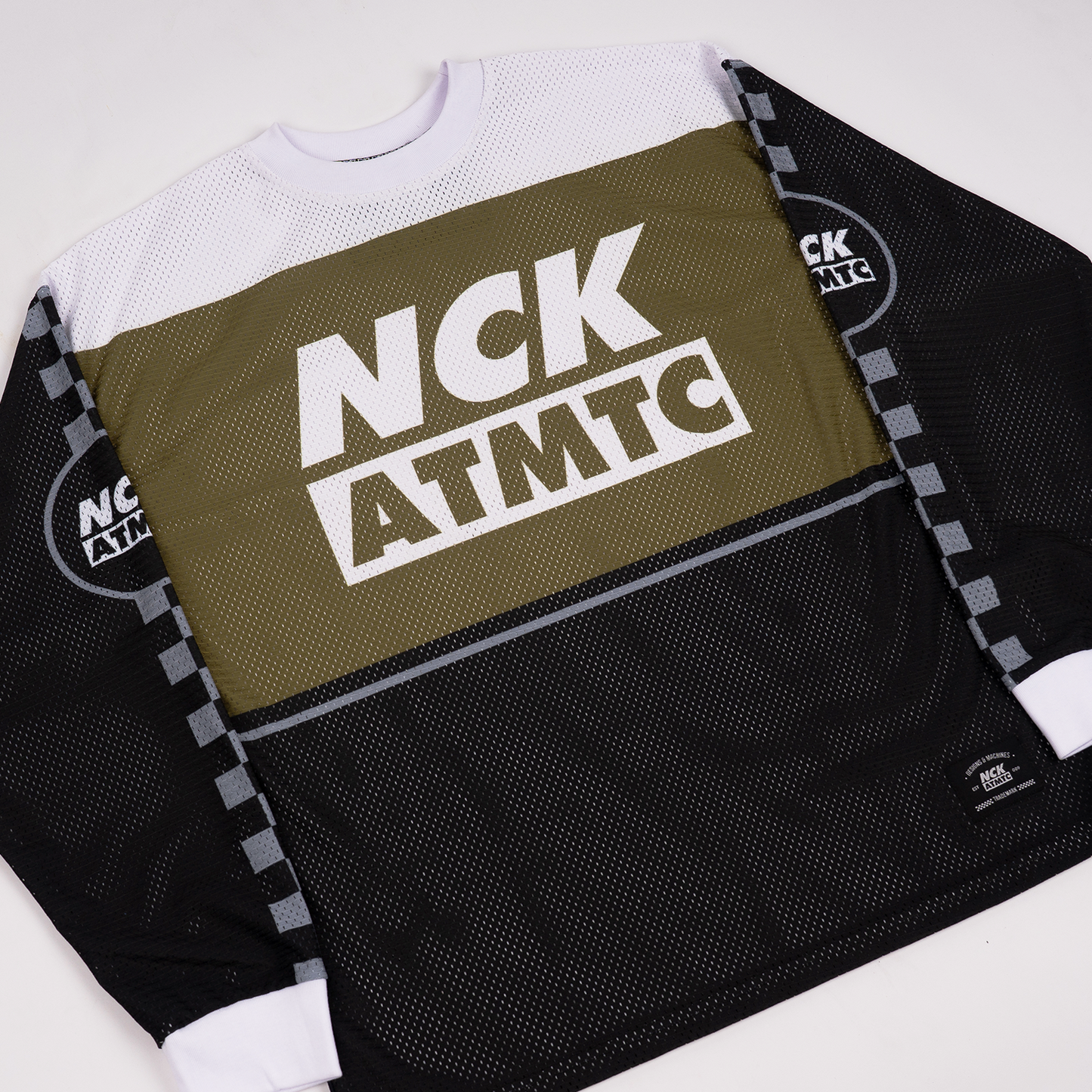 Moto Badger Longsleeve Jersey (Fatigue Black)