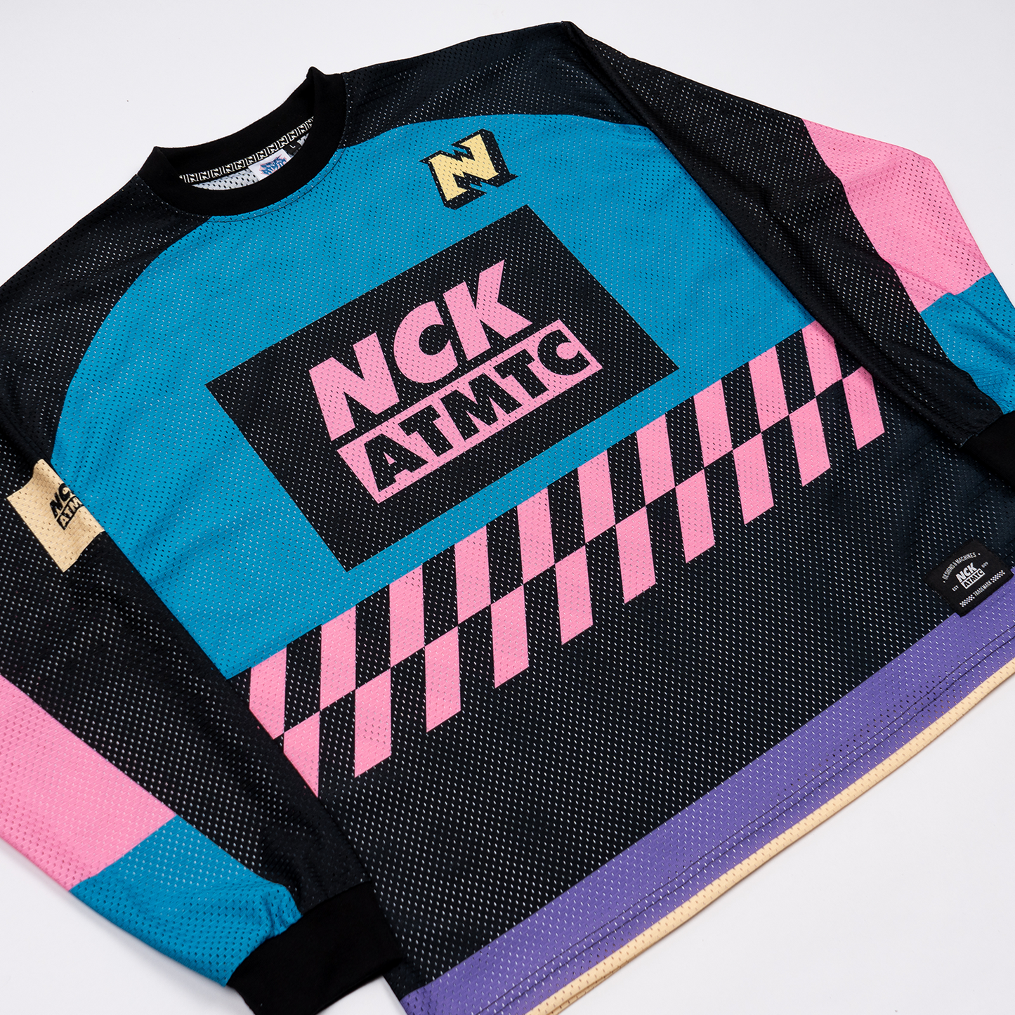 Vizcaya Longsleeve Jersey Tee - Black/Blue