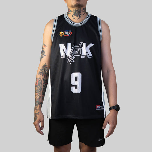 Parker Basketball Jersey - Black