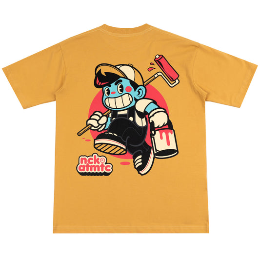 Jumper Buckets Tee - Mustard