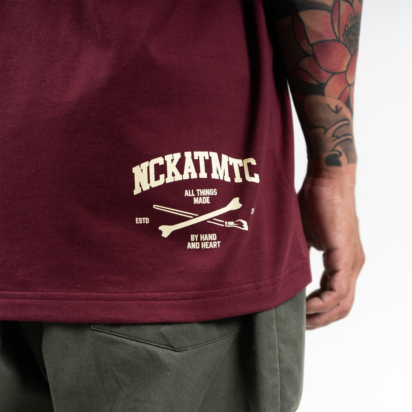 N Brick Blazer Tee (Maroon)