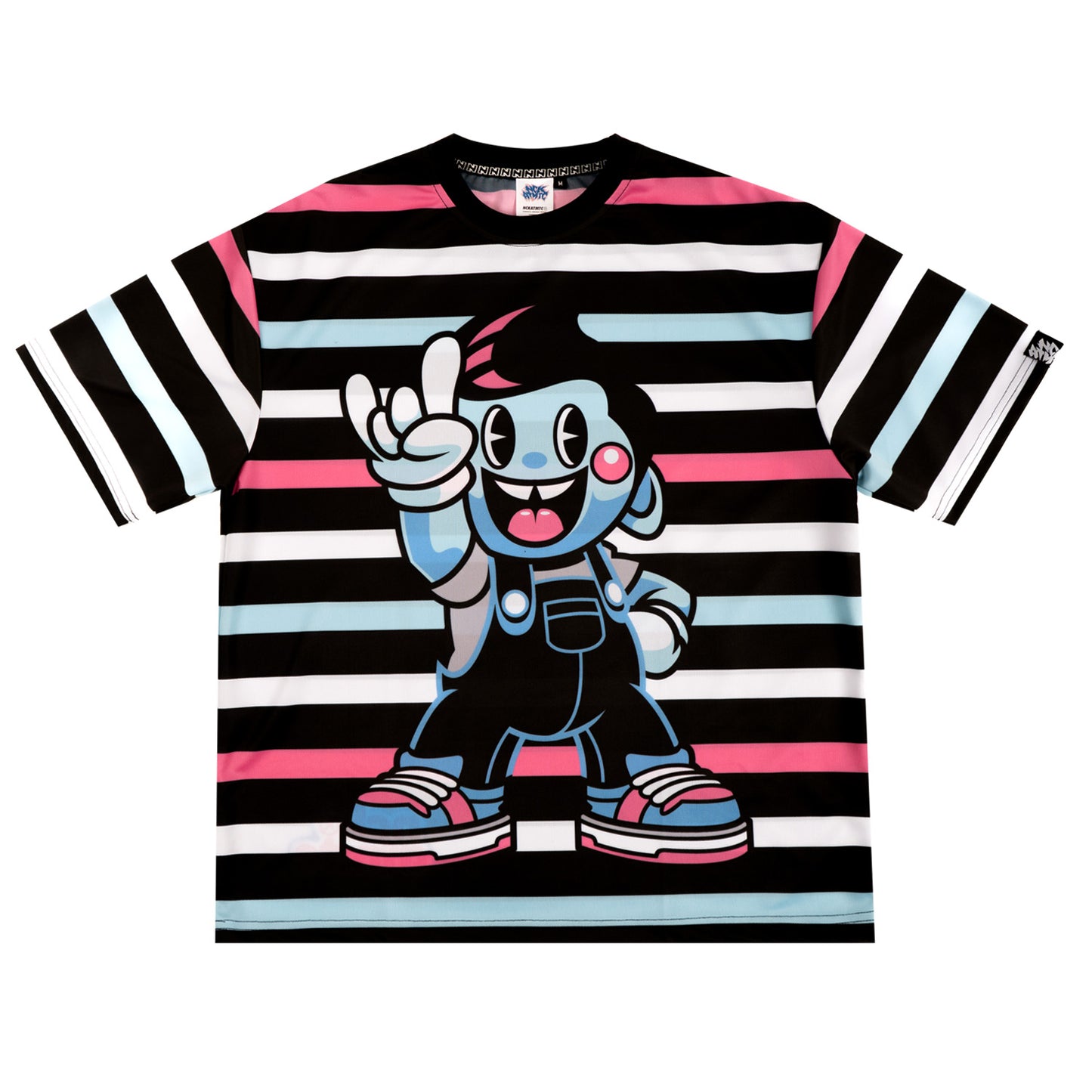 Let's Rock Stripes Dri-fit Shirt (Black)