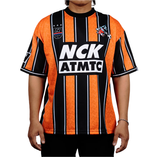 Block Pro Jersey Tee - Striped Orange