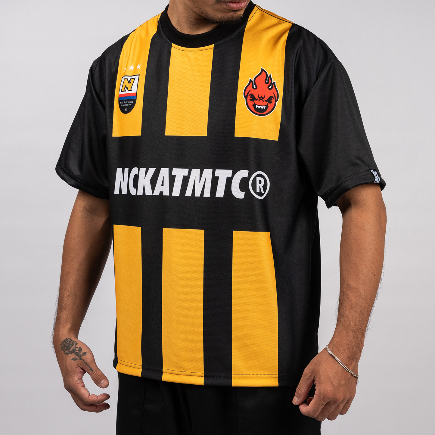 Destined Jersey Tee - Yellow/Black