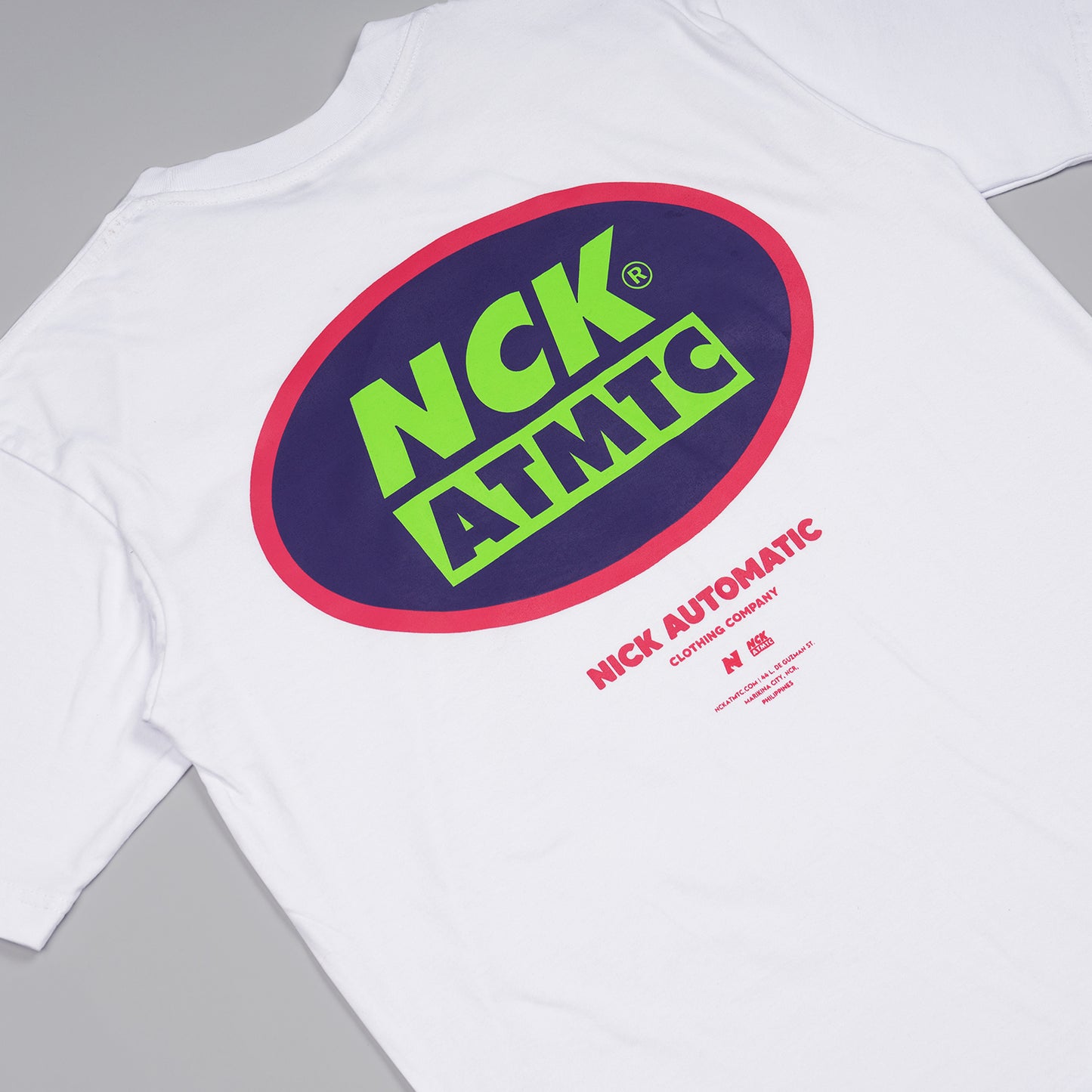 Block Badge Tee (White)