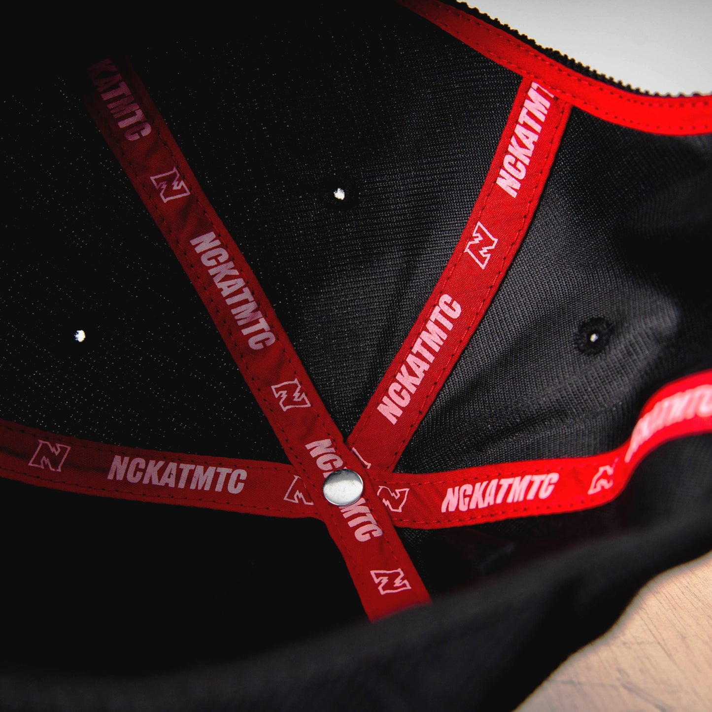 N Logo Corduroy Strapback - Black