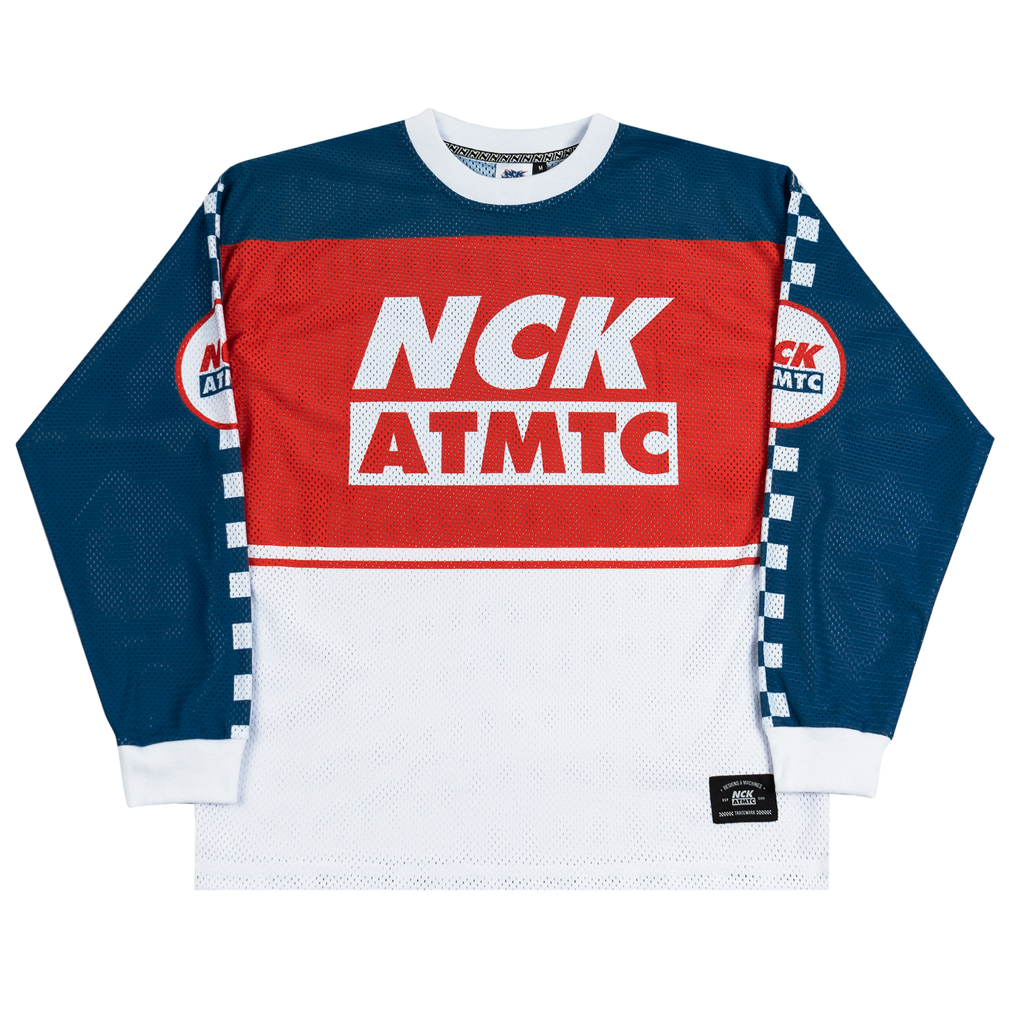 Moto Badger Longsleeve Jersey (Red Blue)