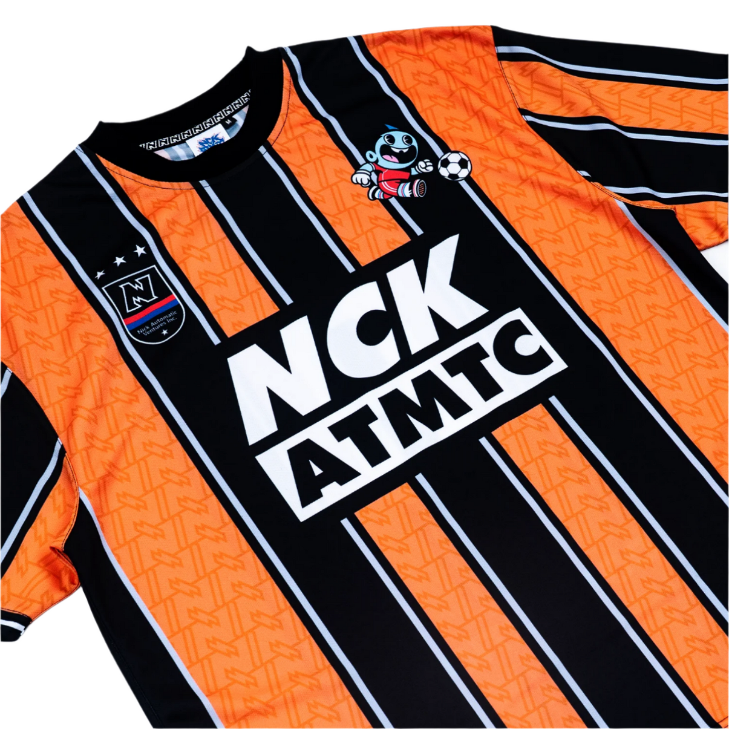 Block Pro Jersey Tee - Striped Orange