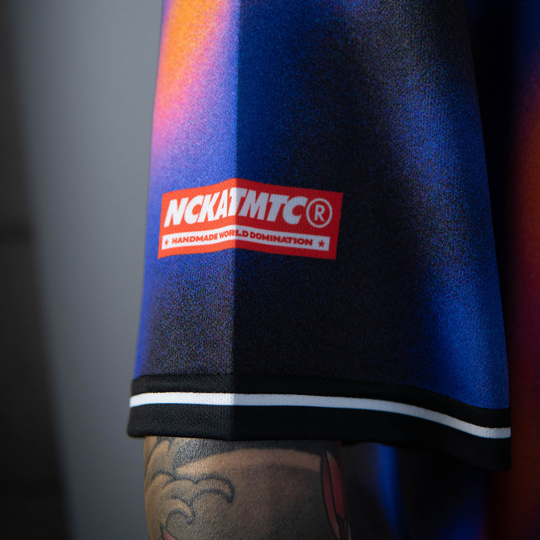 Block Heatmap Jersey Tee - Lava