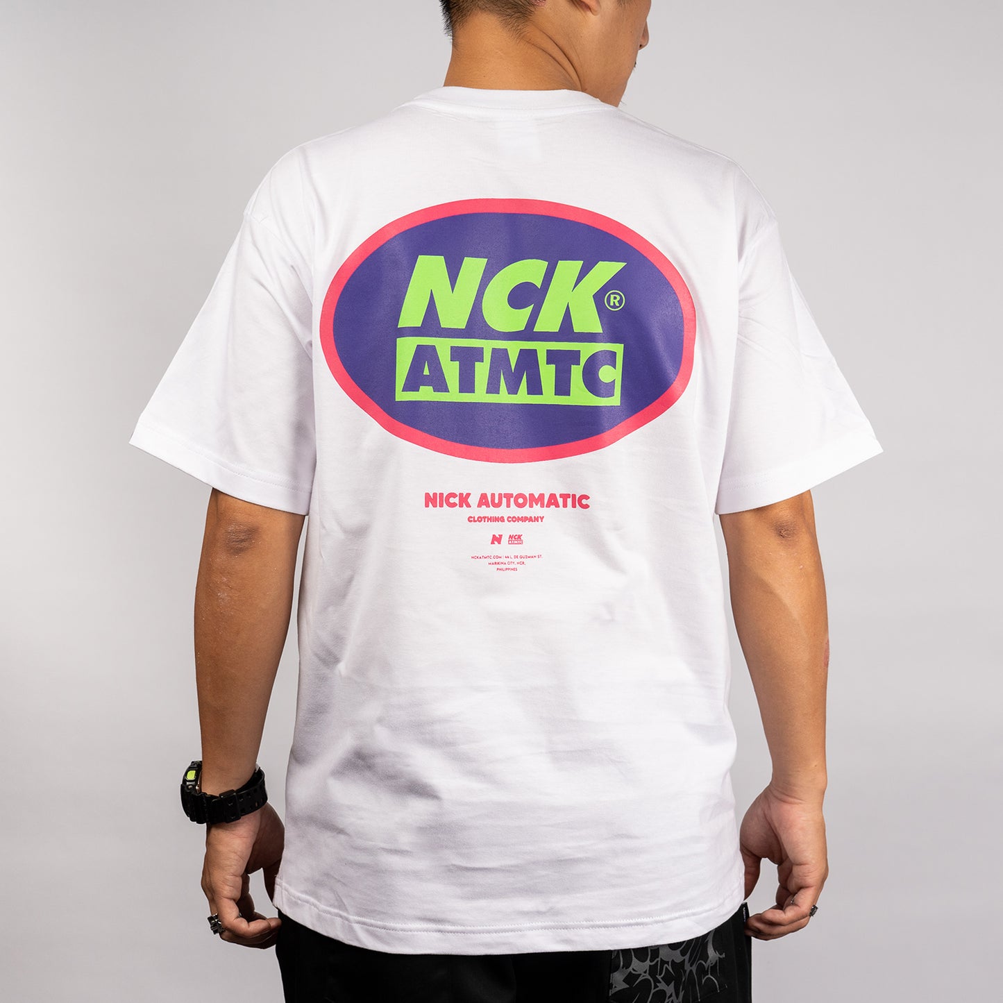 Block Badge Tee (White)