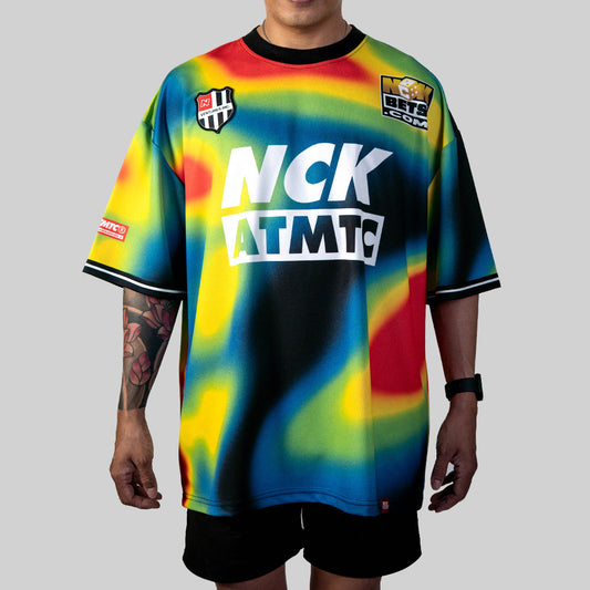 Block Heatmap Jersey Tee - Gecko