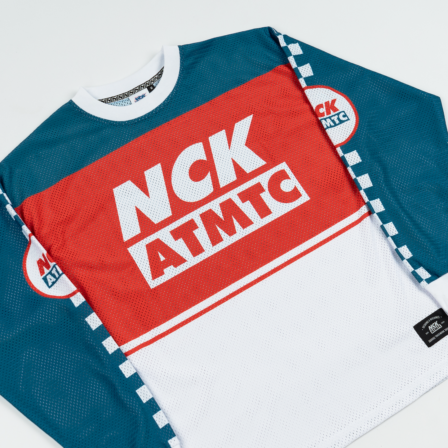 Moto Badger Longsleeve Jersey (Red Blue)