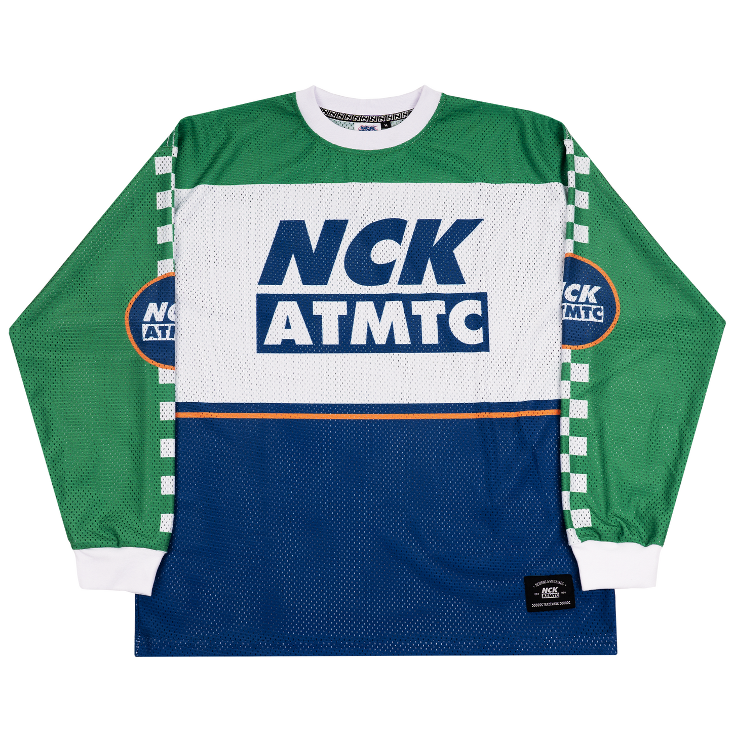Moto Badger Longsleeve Jersey (Green Blue)