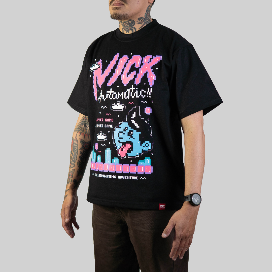 8-bit Adventure Tee - Black