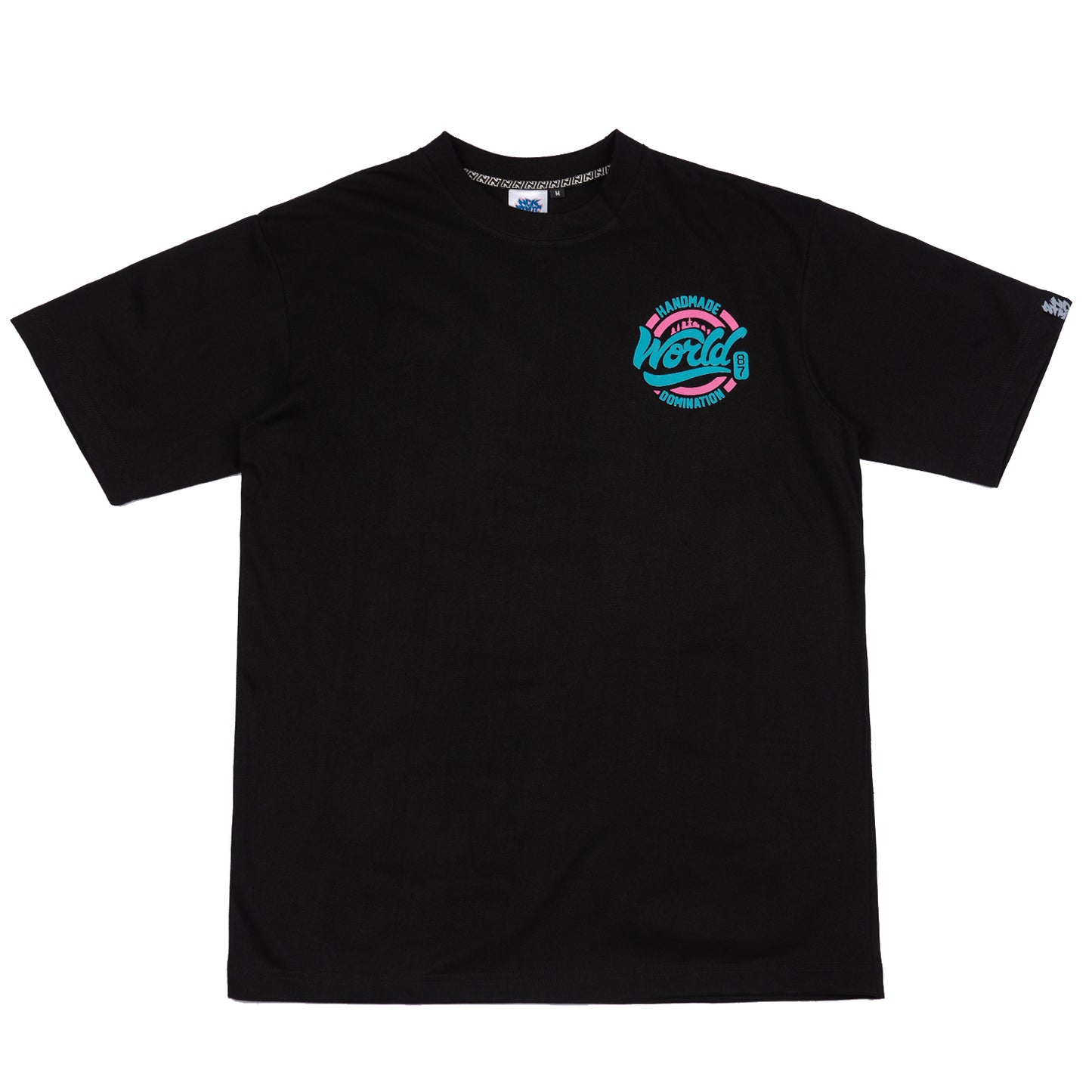 World Domination V2 Neon Tee - Black