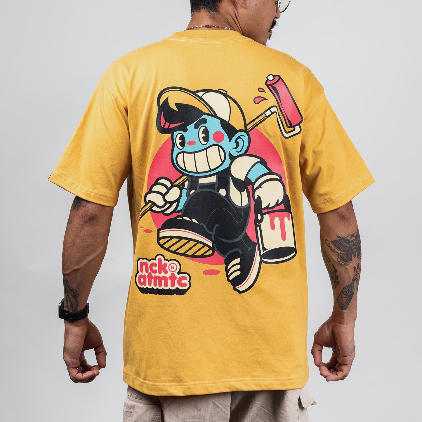 Jumper Buckets Tee (Mustard)