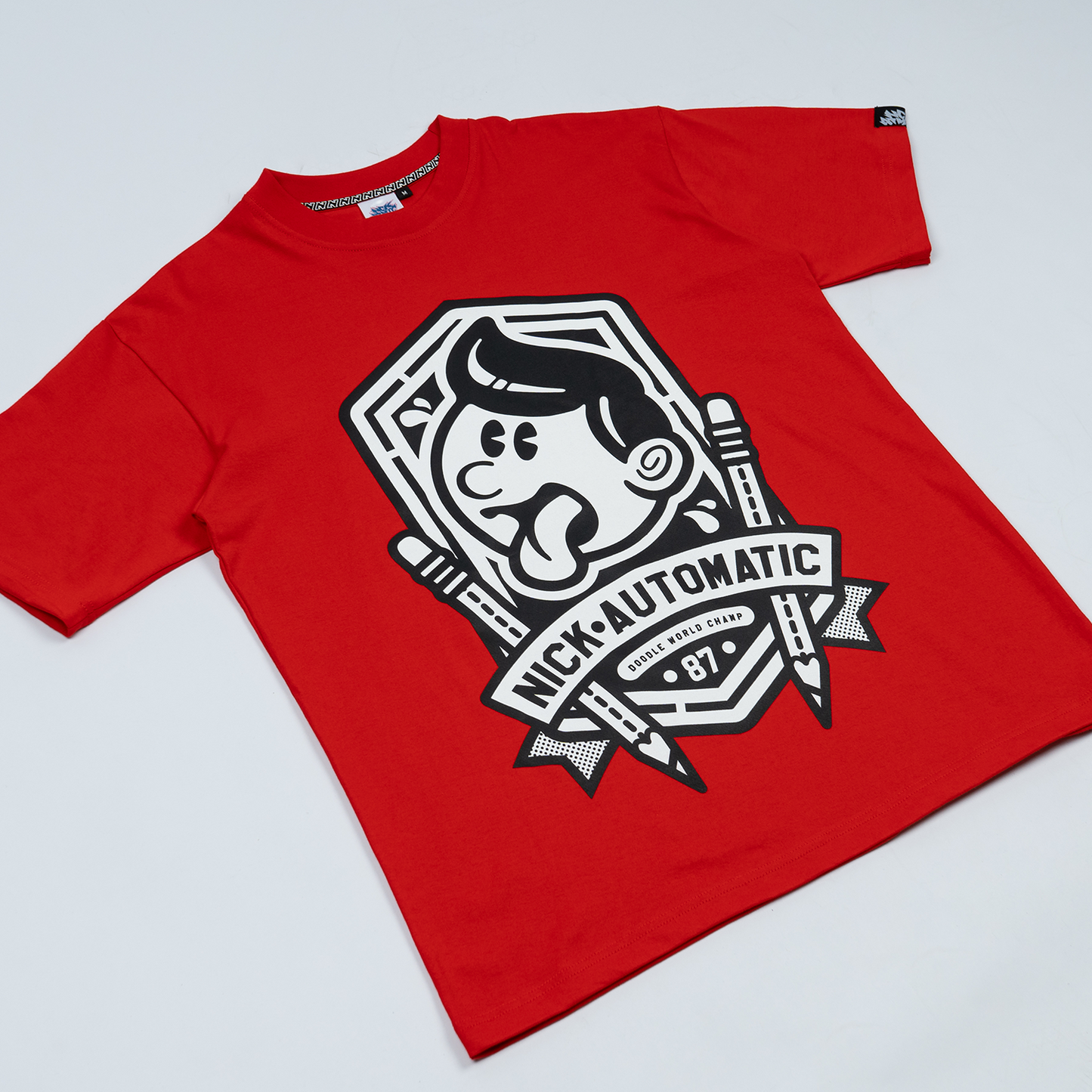 Pencil Crew V2 Tee - Red