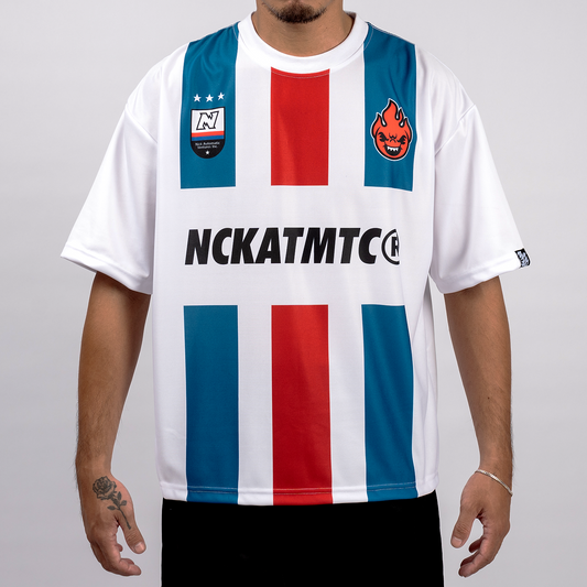 Destined Jersey Tee - Blue/Red/White