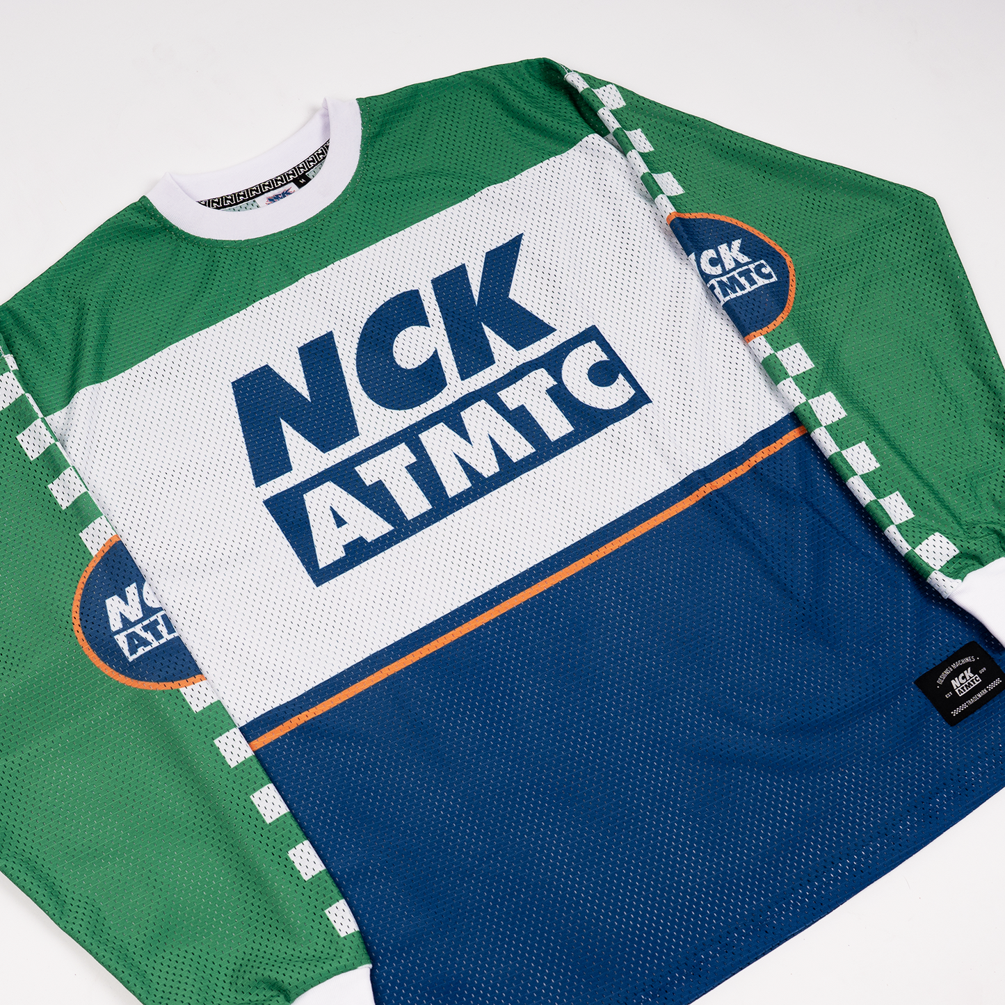 Moto Badger Longsleeve Jersey (Green Blue)