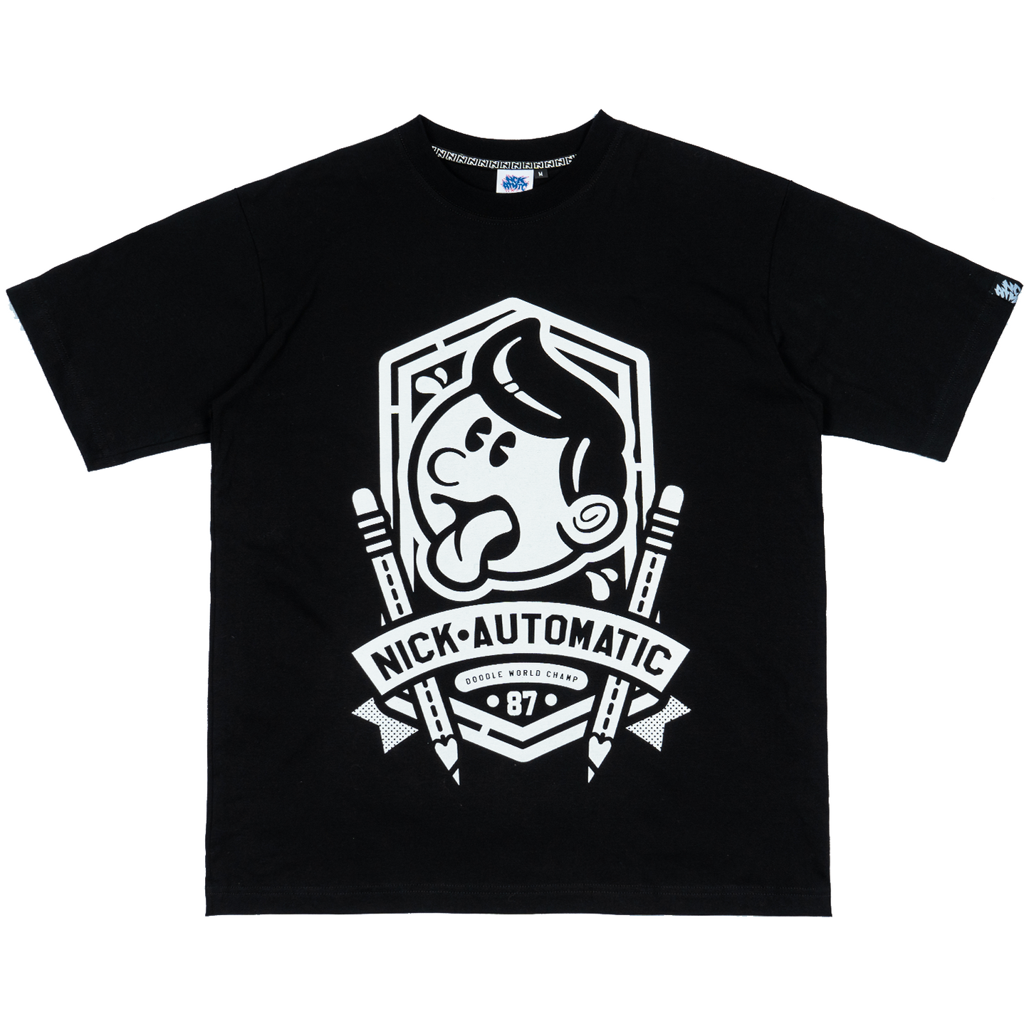 Pencil Crew V2 Tee (Black)