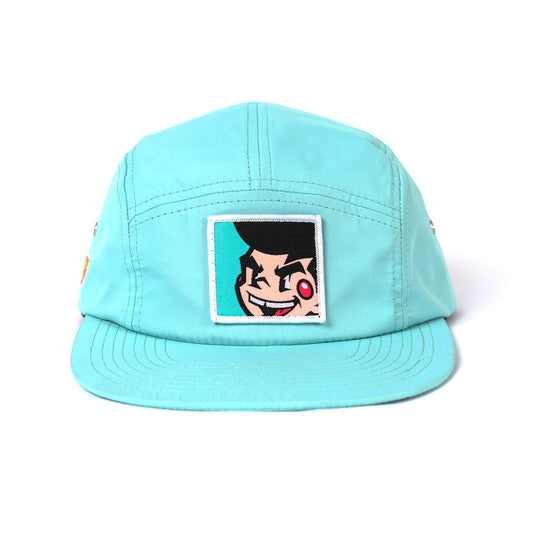 Alphagram 5 Panel Cap - Teal