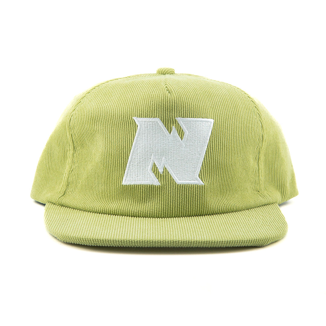 N Logo Corduroy Strapback - Lime – Nick Automatic