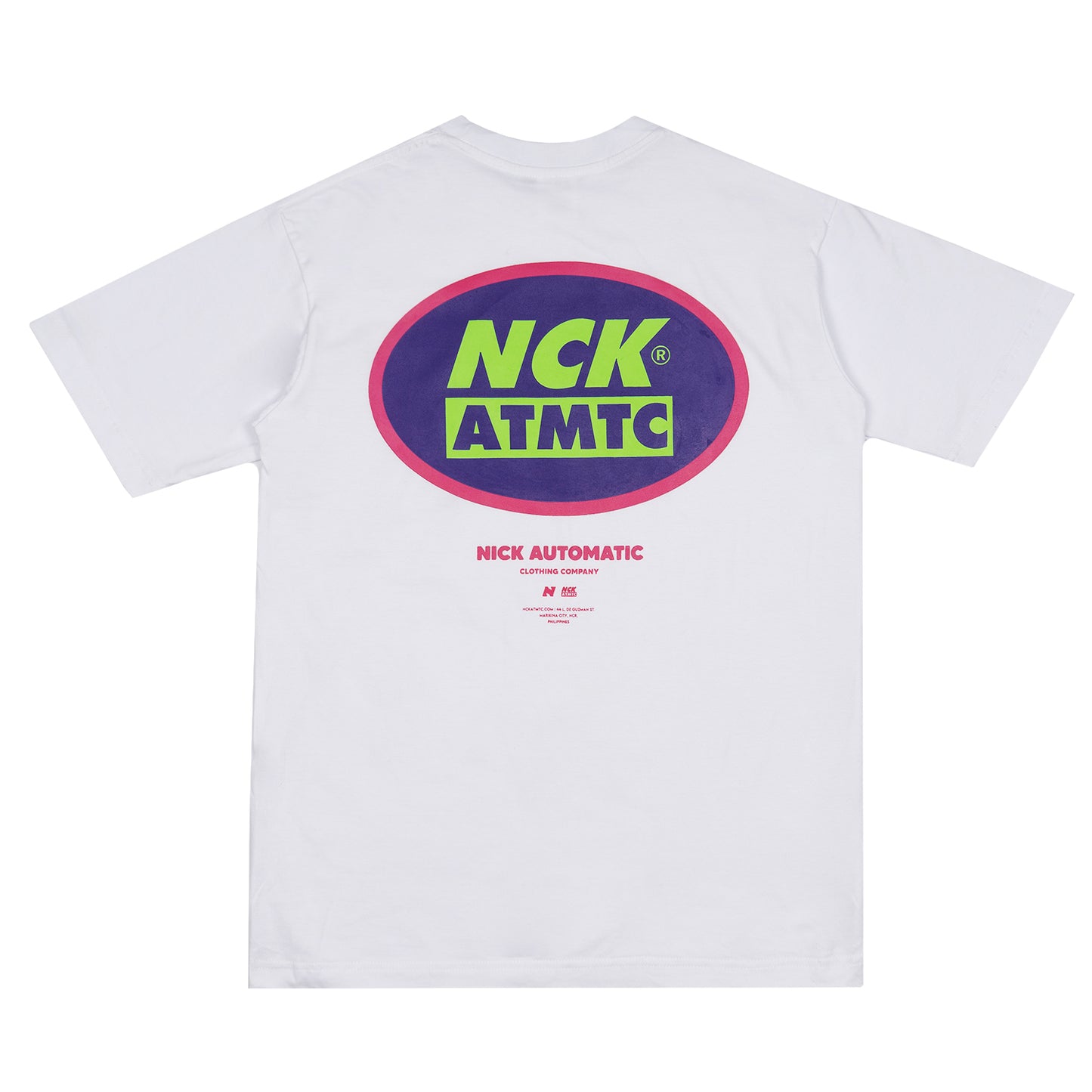 Block Badge Tee (White)