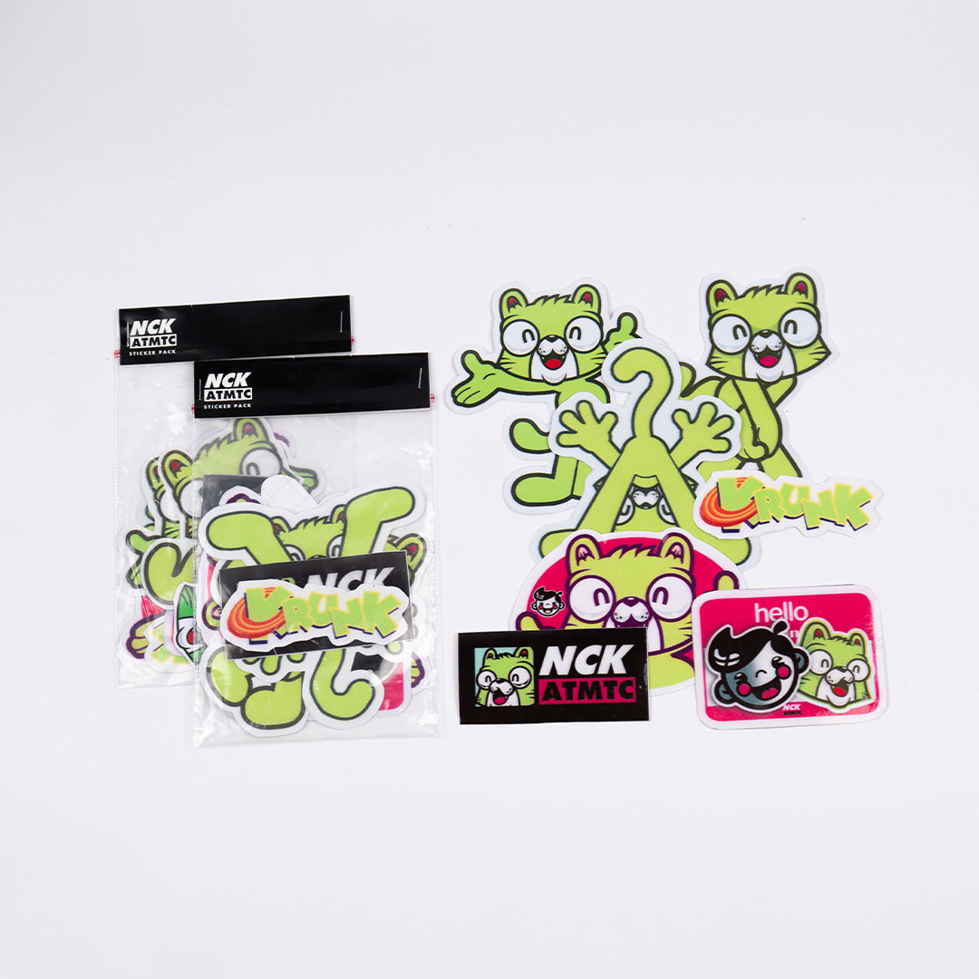 Nick automatic X KRUNK Sticker Pack