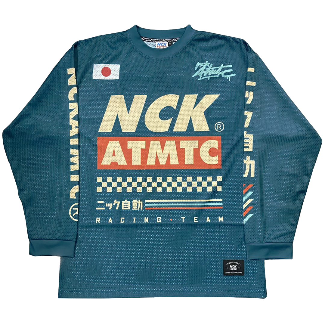 Team Japan Long Sleeve Jersey Tee - Vintage Blue