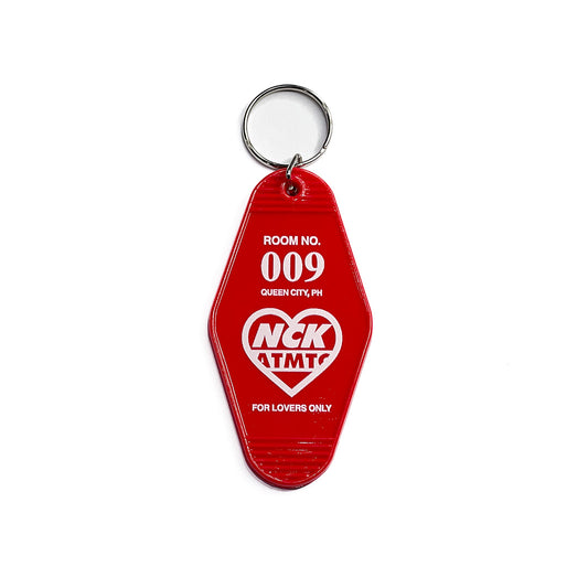 For Lovers Motel Keychain - Red