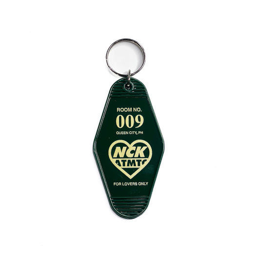 For Lovers Motel Keychain - Green
