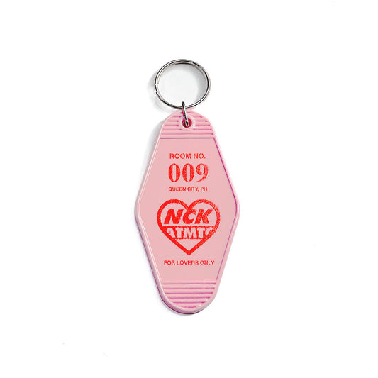 For Lovers Motel Keychain - Pink