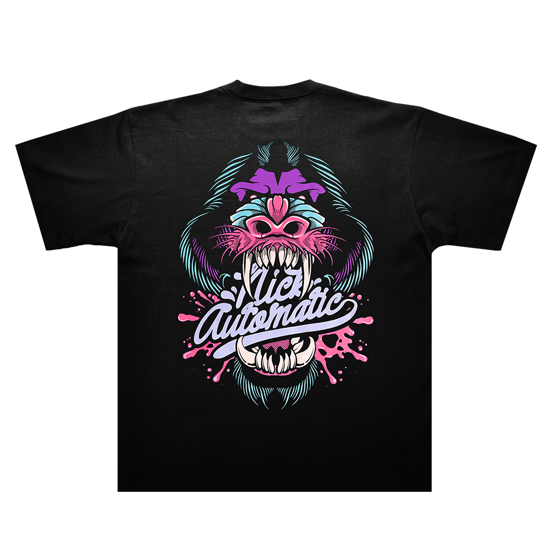Baboon Tee  - Black