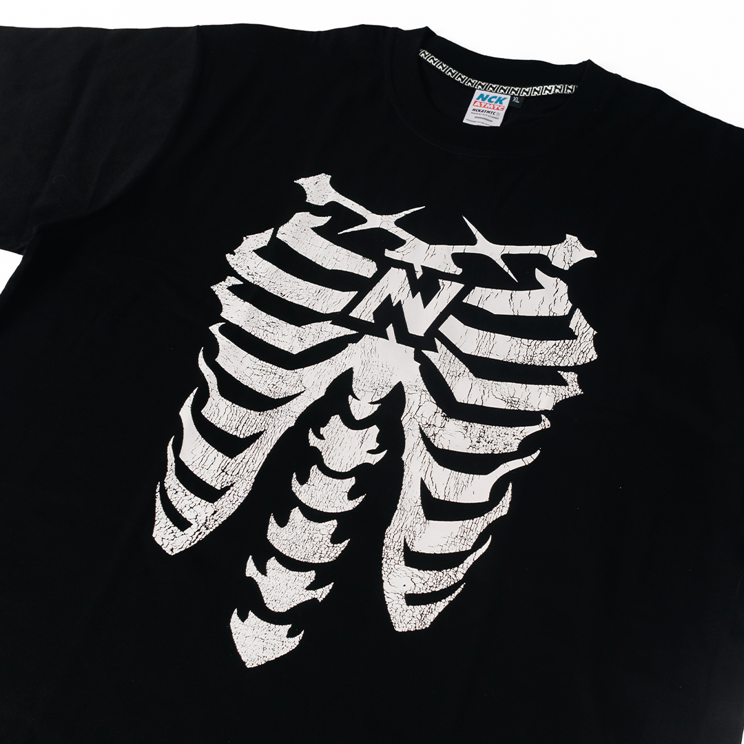 Ribcage Tee  - Black