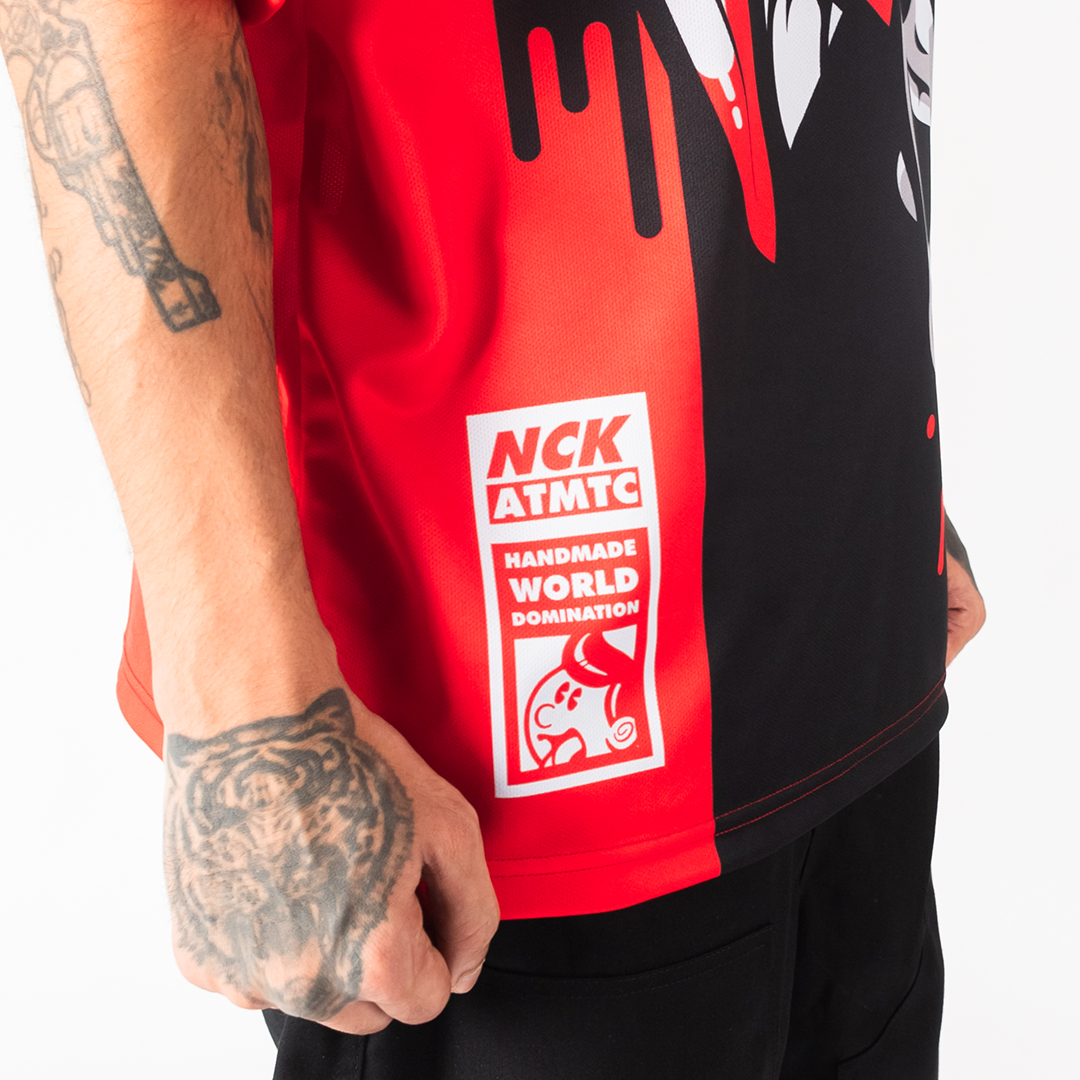 Jigsaw Jersey Tee - Red