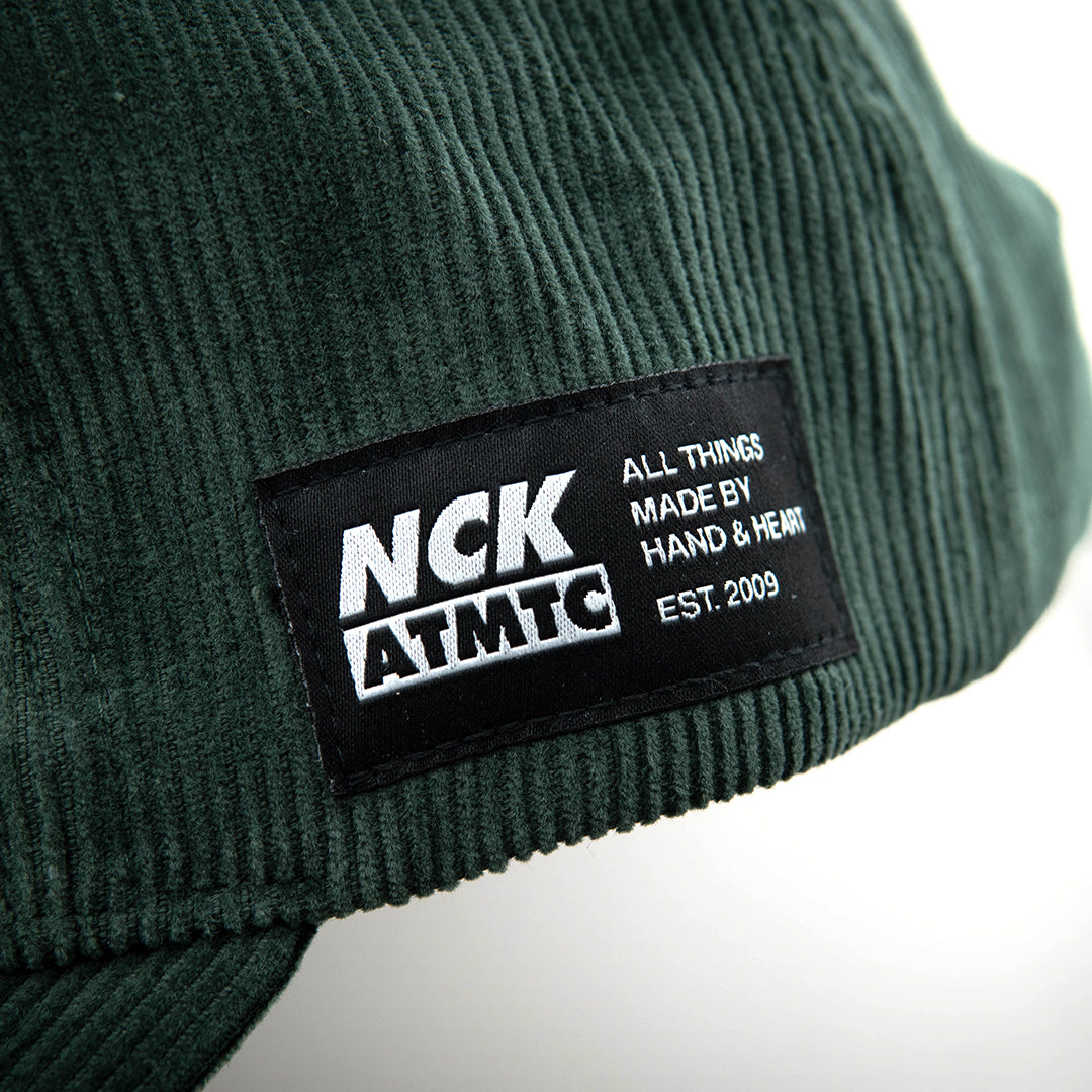 HKL Corduroy Baseball Cap - Forest Green