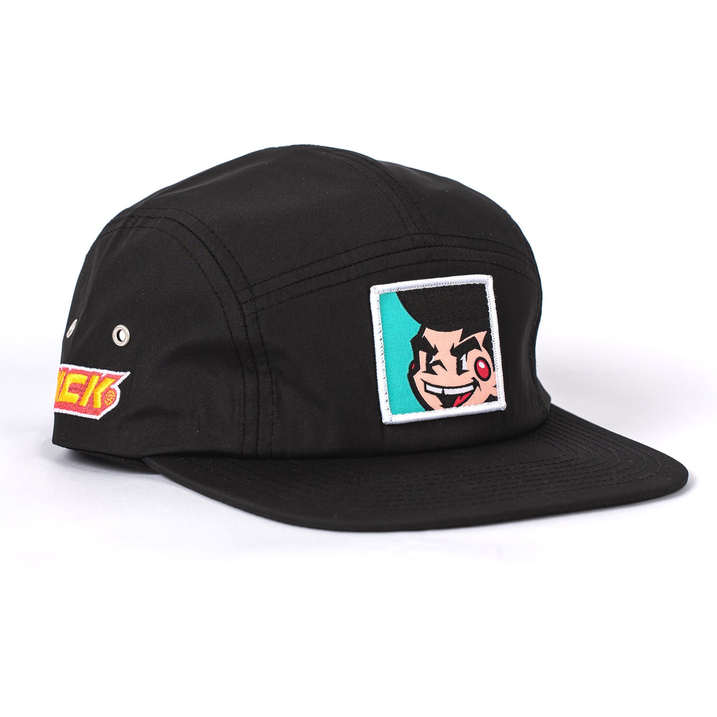 Alphagram 5 Panel Cap (Black)