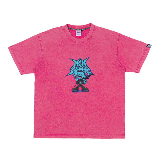 World Tour Box Fit Tee (Acid Pink)