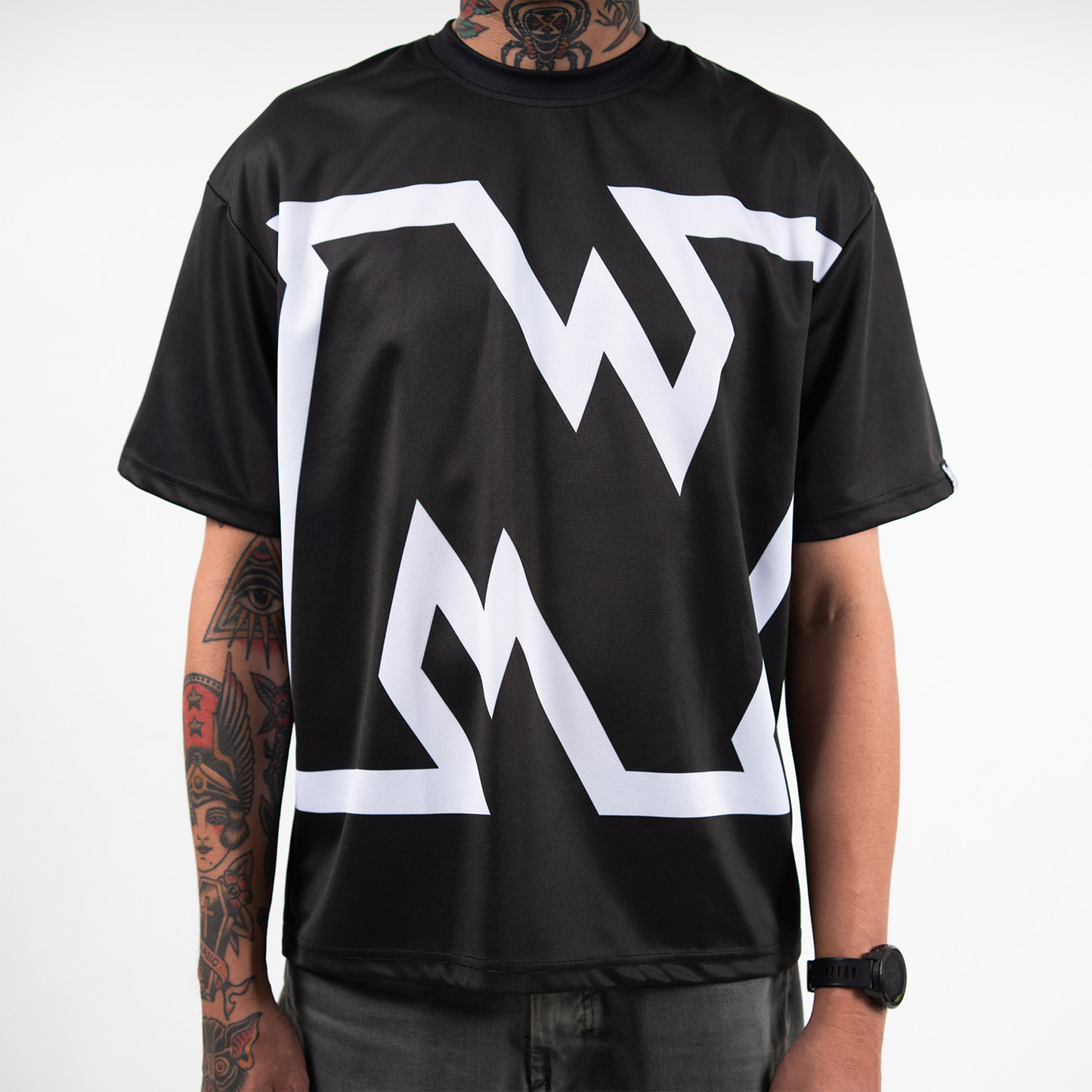 N Logo Brick Dri-fit Shirt (Black)
