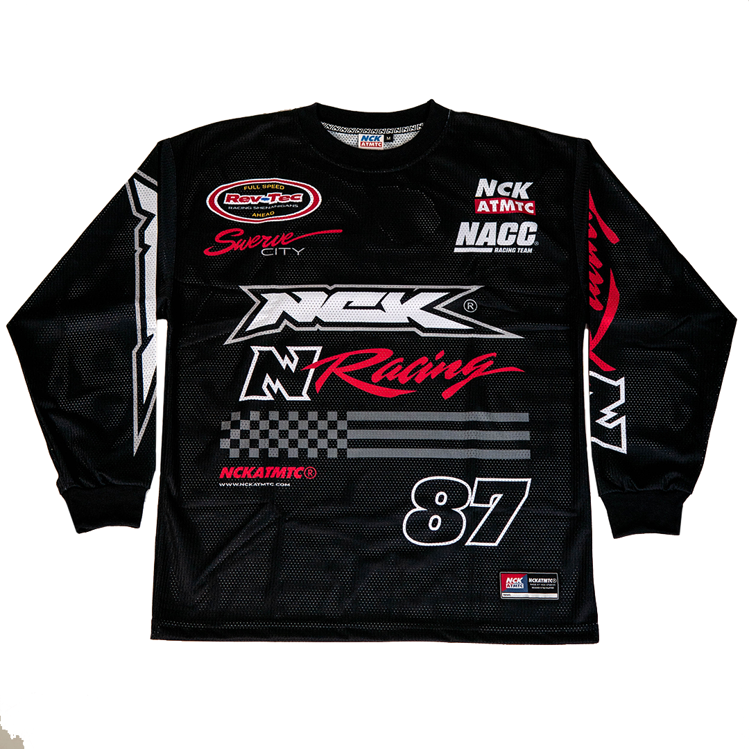 Swerve Long Sleeve Jersey Tee - Black