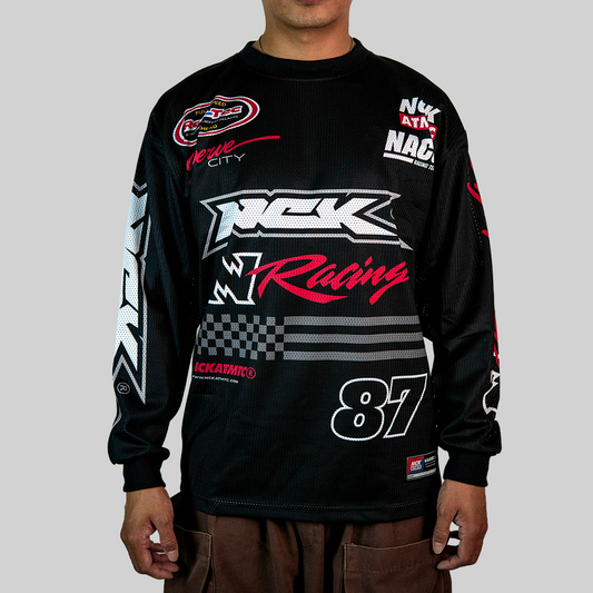 Swerve Long Sleeve Jersey Tee - Black