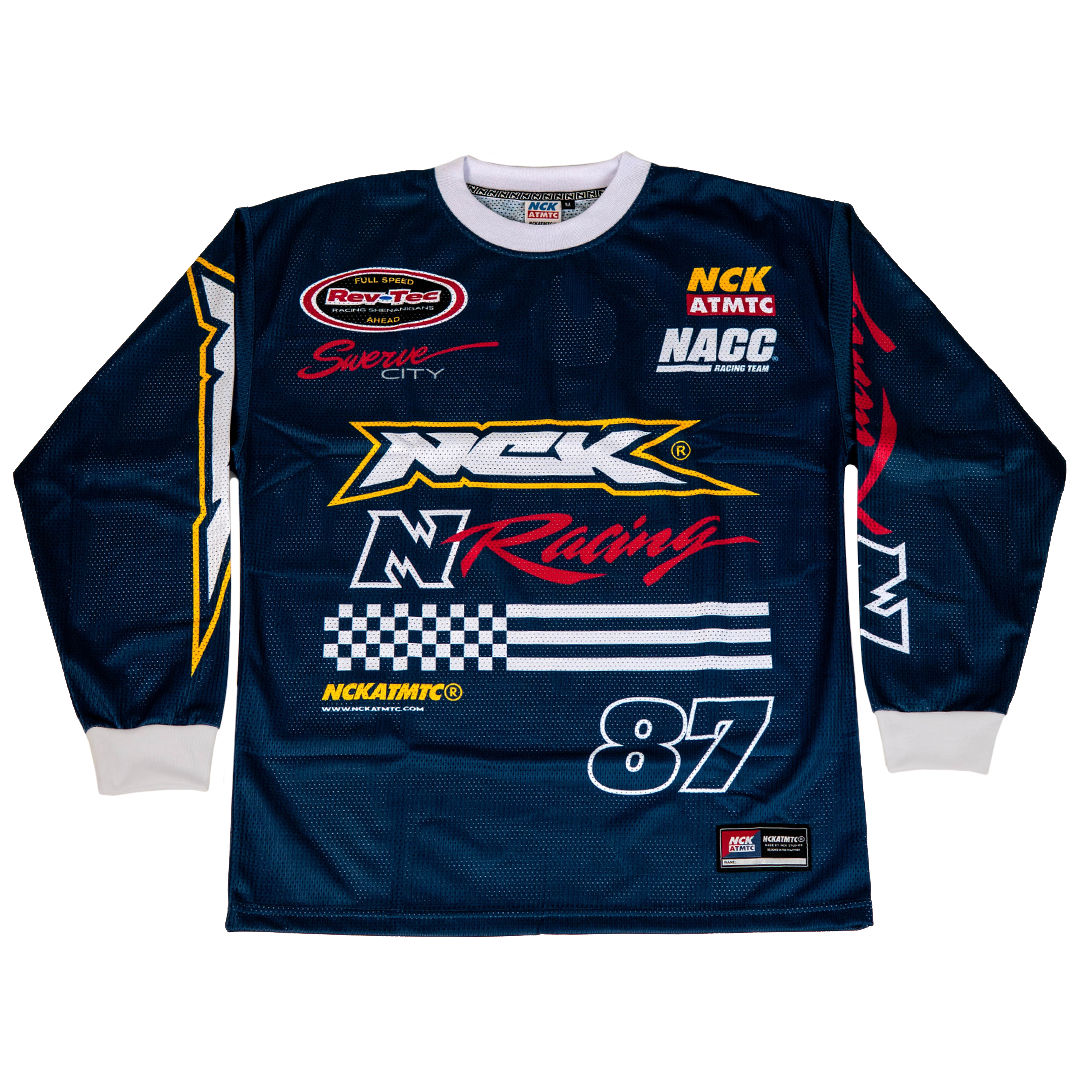 Swerve Long Sleeve Jersey Tee - Navy