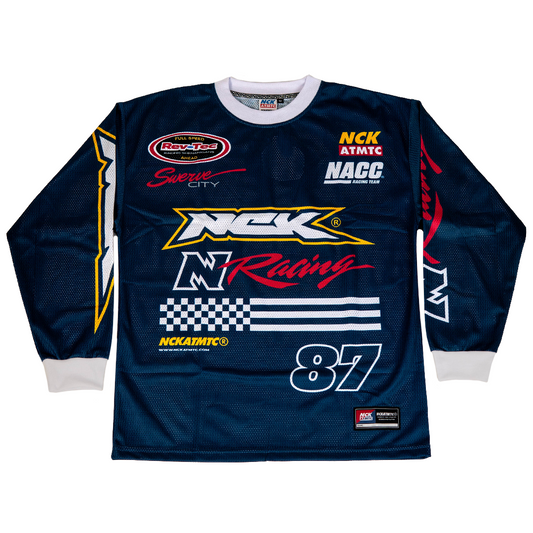 Swerve Long Sleeve Jersey Tee - Navy