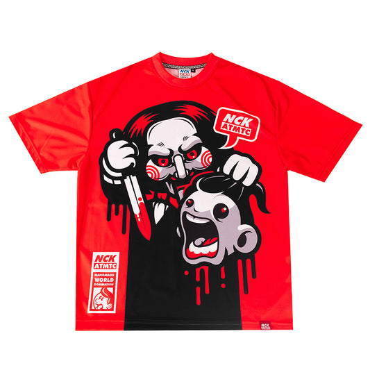 Jigsaw Jersey Tee - Red